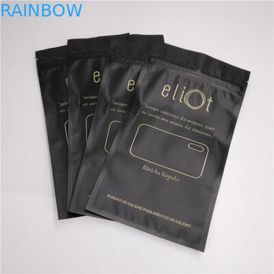 Słuchawki Etui na telefon Opakowanie Dolne torby z klinem Plastikowy Ziplock Dostosowany rozmiar