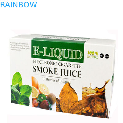 Składane pudełko kartonowe Opakowanie 10 ml 15 ml 30 ml CBD Oil E Naklejka na butelkę z płynem