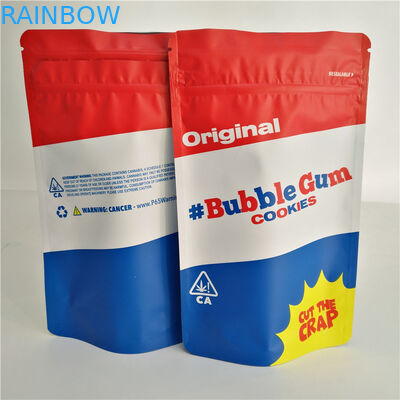 Folia aluminiowa Odporna na dziecko torba Ziplock Kadzidełka ziołowe Opakowanie Druk wklęsły