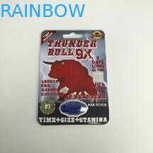 Opakowanie na blister do recyklingu Pudełko z papieru nosorożca do polepszania seksualności mężczyzn