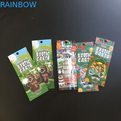 Plastikowe torebki foliowe z mylaru Opakowanie Zamek Niestandardowy nadruk do opakowań z tytoniu do cygar