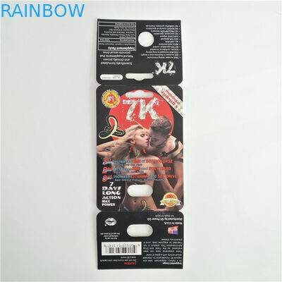 7K Panther Seksualne opakowanie na pigułki Karta personalizacyjna dla kobiet Niestandardowe logo z pudełkiem