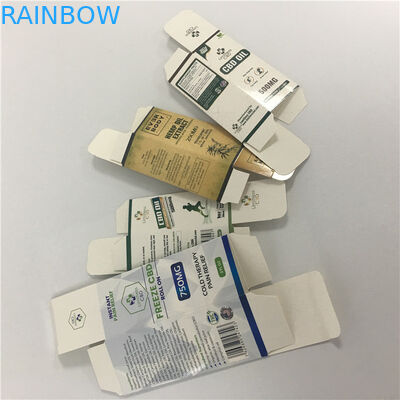 Niestandardowe luksusowe kartonowe pudełko z tekturowym olejem CBD