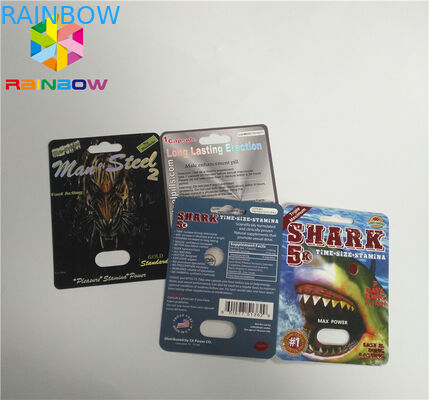 Druk UV Opakowanie z blistrami Butelka z olejem CBD Papierowe blistry / elektroniczny kartridż Vape