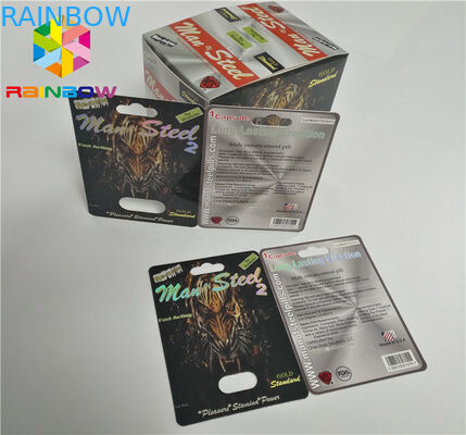 Druk UV Opakowanie z blistrami Butelka z olejem CBD Papierowe blistry / elektroniczny kartridż Vape