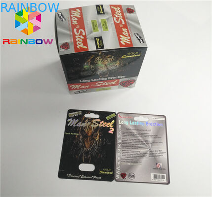 Druk UV Opakowanie z blistrami Butelka z olejem CBD Papierowe blistry / elektroniczny kartridż Vape