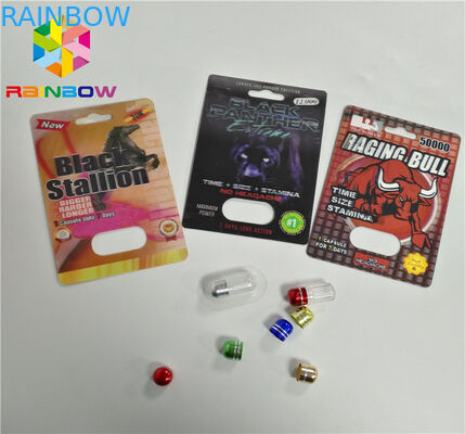 Druk UV Opakowanie z blistrami Butelka z olejem CBD Papierowe blistry / elektroniczny kartridż Vape