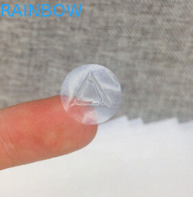 Etykiety PET przezroczyste termokurczliwe Naklejki brajlowskie Klej Dotykowy trójkąt ostrzegawczy