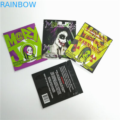 Stojąca torebka z folii aluminiowej spożywczej Zamykalne opakowanie cukierków Cbd Gummy Bears