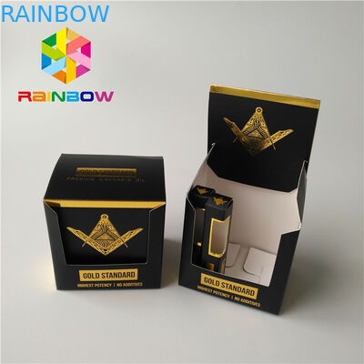 Indywidualny projekt Cbd Vape Cartridge Mylar Torby Opakowanie Matowe wykończenie powierzchni