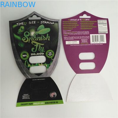 Sex Pill Blister Card Opakowanie Spanish Fly 2000 Male Enhancement Pills Pakowanie