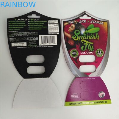 Sex Pill Blister Card Opakowanie Spanish Fly 2000 Male Enhancement Pills Pakowanie