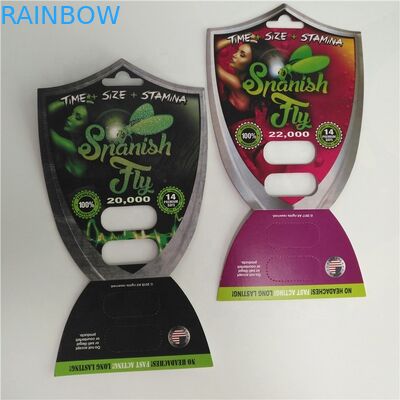 Sex Pill Blister Card Opakowanie Spanish Fly 2000 Male Enhancement Pills Pakowanie