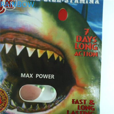 Papierowe opakowanie blistrowe Opakowanie męskie tabletki zwiększające z plastikową kulką