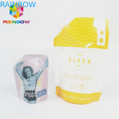 Błyszczące wykończenie Nylonowa stojąca wylewka w płynie Opakowanie na żywność dla niemowląt Ściśnij worek