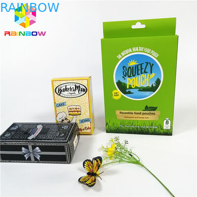 Błyszczące błyszczące logo OEM z nadrukowanym kartonowym pudełkiem z kartonu