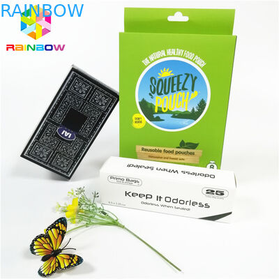 Błyszczące błyszczące logo OEM z nadrukowanym kartonowym pudełkiem z kartonu