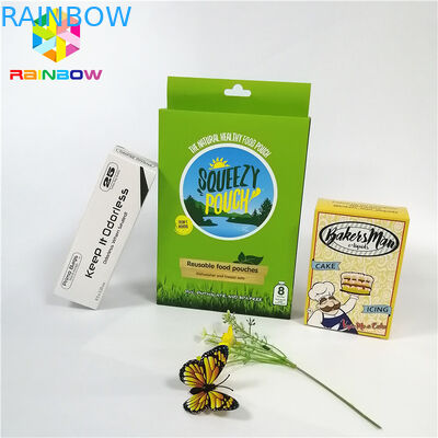 Błyszczące błyszczące logo OEM z nadrukowanym kartonowym pudełkiem z kartonu