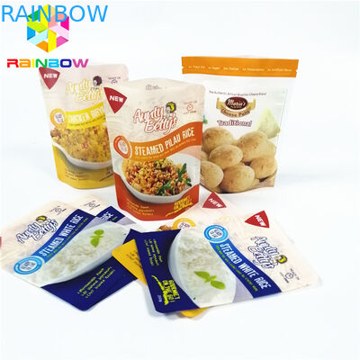 Sos Gotowane na parze plastikowe torebki Opakowanie Gotowanie Gotowanie Przechowywanie próżniowe Zamek błyskawiczny