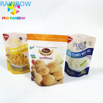 Dostosowane plastikowe stojące etui, woreczek z folii aluminiowej Odporne na ciepło