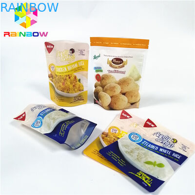 Żaroodporne gotowanie Retorty Plastikowe torebki Opakowanie Laminowane Niestandardowe logo Drukowane