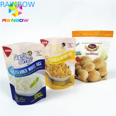 Żaroodporne gotowanie Retorty Plastikowe torebki Opakowanie Laminowane Niestandardowe logo Drukowane