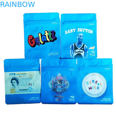 Plastikowa, odporna na dziecko, stojąca torebka Biodegradowalne torby do pakowania kwiatów Rozmiar 3,5 g