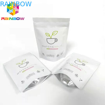 Folia aluminiowa Zamykalne torby do pakowania Błyszczący nadruk Plastikowy zamek błyskawiczny