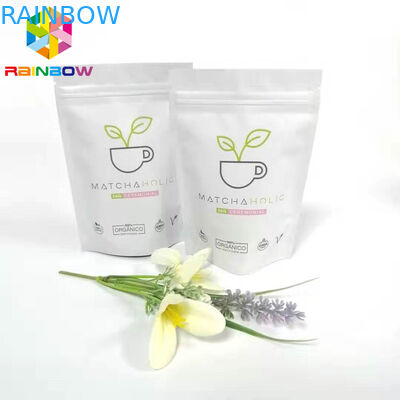 Opakowania torebek z poranną herbatą, błyszczące, dostosowane torebki stojące Certyfikowane przez FDA