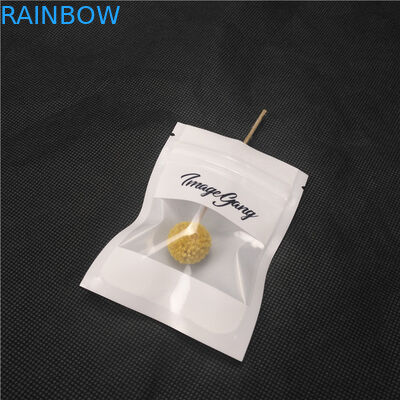 Przezroczysty błyszczący błyszczący błyszczący plastikowy woreczek na zamek błyskawiczny Naszyjnik Opakowanie biżuterii