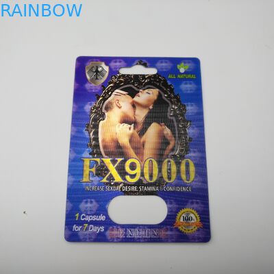 Inventory FX 9000 3D Blister Card Opakowanie do plastikowej wkładki kapsułki męskiej