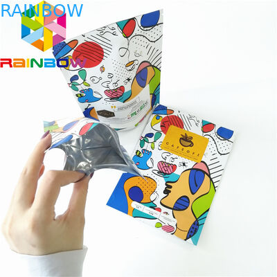 Torebki Mylar Stand Up Zipper Pouch Torby Deser Herbata Kawa Pakowanie Odporny na zapachy Recykling