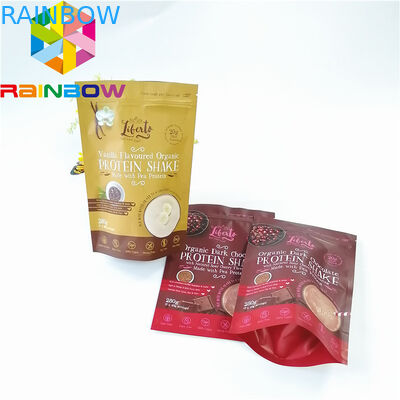 Torebki Mylar Stand Up Zipper Pouch Torby Deser Herbata Kawa Pakowanie Odporny na zapachy Recykling