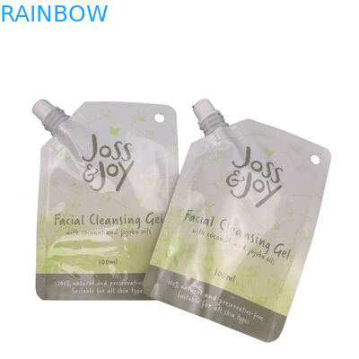 Kosmetyczna maska ​​do twarzy Wylewka Doypack Pouch Torba z dyszami 10 ml 50 ml 100 ml Do płynu w płynie