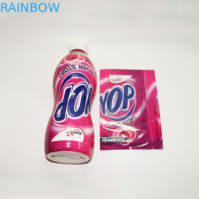 Etykieta termokurczliwa z tworzywa sztucznego PVC na butelkę z sokiem / folię termokurczliwą na butelkę z napojem