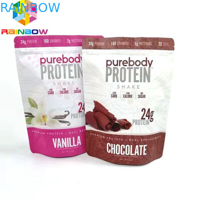 Torba z zamkiem błyskawicznym z nadrukiem cyfrowym i niskim stanem Wykonana ze sznurka do pakowania żywności rzemieślniczej