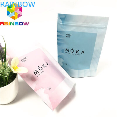 Lekkie opakowanie z plastikowej torebki, stojąca torba klasy spożywczej na peeling ciała Cbd