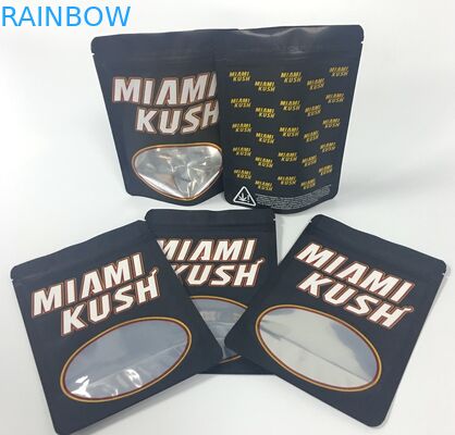 Edibles Herbal Incense Bags Pakiet marihuany medycznej 4x6 cali z przezroczystym okienkiem