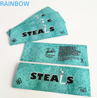 Trzy boczne uszczelnienie Plastikowe woreczki Opakowanie Zamykana górna torba na konopie CBD Weed