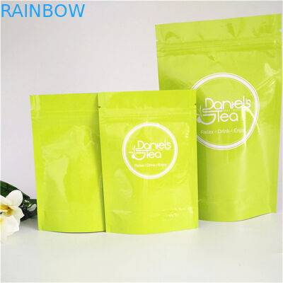 Opakowania z plastikowych torebek o matowej powierzchni, folia aluminiowa Torba do pakowania herbaty dostosowana
