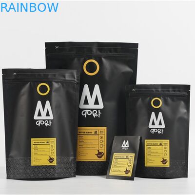 Biodegradowalne stojące torebki z kawą Odchudzanie Torby Matcha z zielonej herbaty Drukowanie wklęsłodrukowe