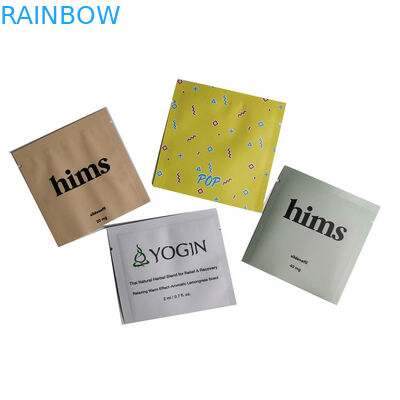 Folia aluminiowa zgrzewana Torby do pakowania żywności Małe plastikowe torebki na próbki proszku