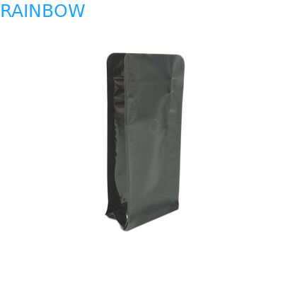 Worki z podwójnym zamkiem z mylaru z dolnym klinem Biodegradowalne plastikowe opakowanie z zaworem