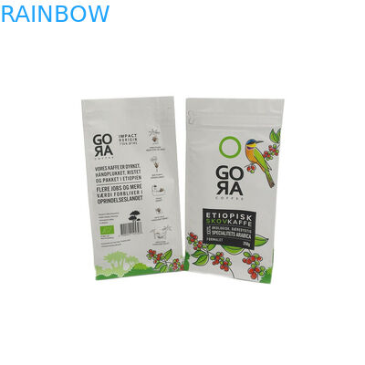 Biodegradowalny plastikowy worek do pakowania żywności Ziplock E Zamek z płaskim dnem Opakowanie kawy