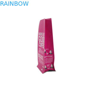 Biodegradowalny plastikowy worek do pakowania żywności Ziplock E Zamek z płaskim dnem Opakowanie kawy