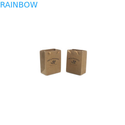 Doypack Stand Up Pouch Mała ręcznie robiona papierowa torba Kraft z recyklingu z uchwytem