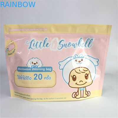 Zip Stand Stand Zipper Torby mikrofalowe Druk na zamówienie Biodegradowalny Grubość mikrofonu 120-180