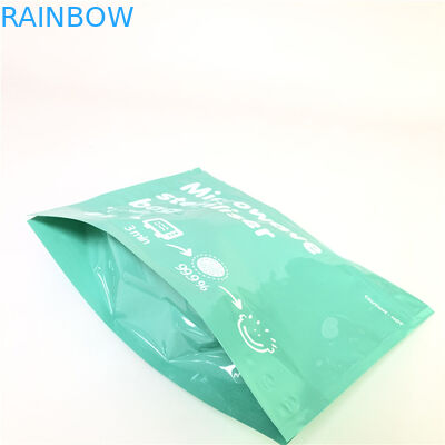 Zip Stand Stand Zipper Torby mikrofalowe Druk na zamówienie Biodegradowalny Grubość mikrofonu 120-180