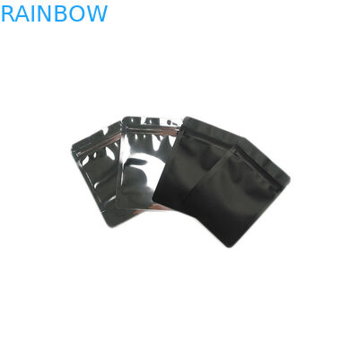 Plastikowe torebki o matowej powierzchni Opakowanie Folia aluminiowa Mała torba na zamek błyskawiczny na żywność