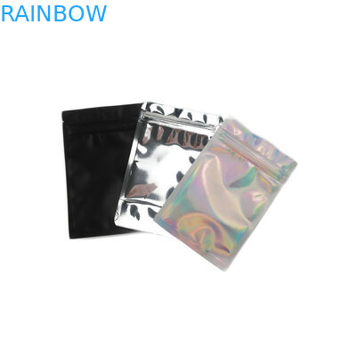 Odporna na zapachy woreczek do pakowania w żywność z trzema bocznymi plombami i matowym zamkiem